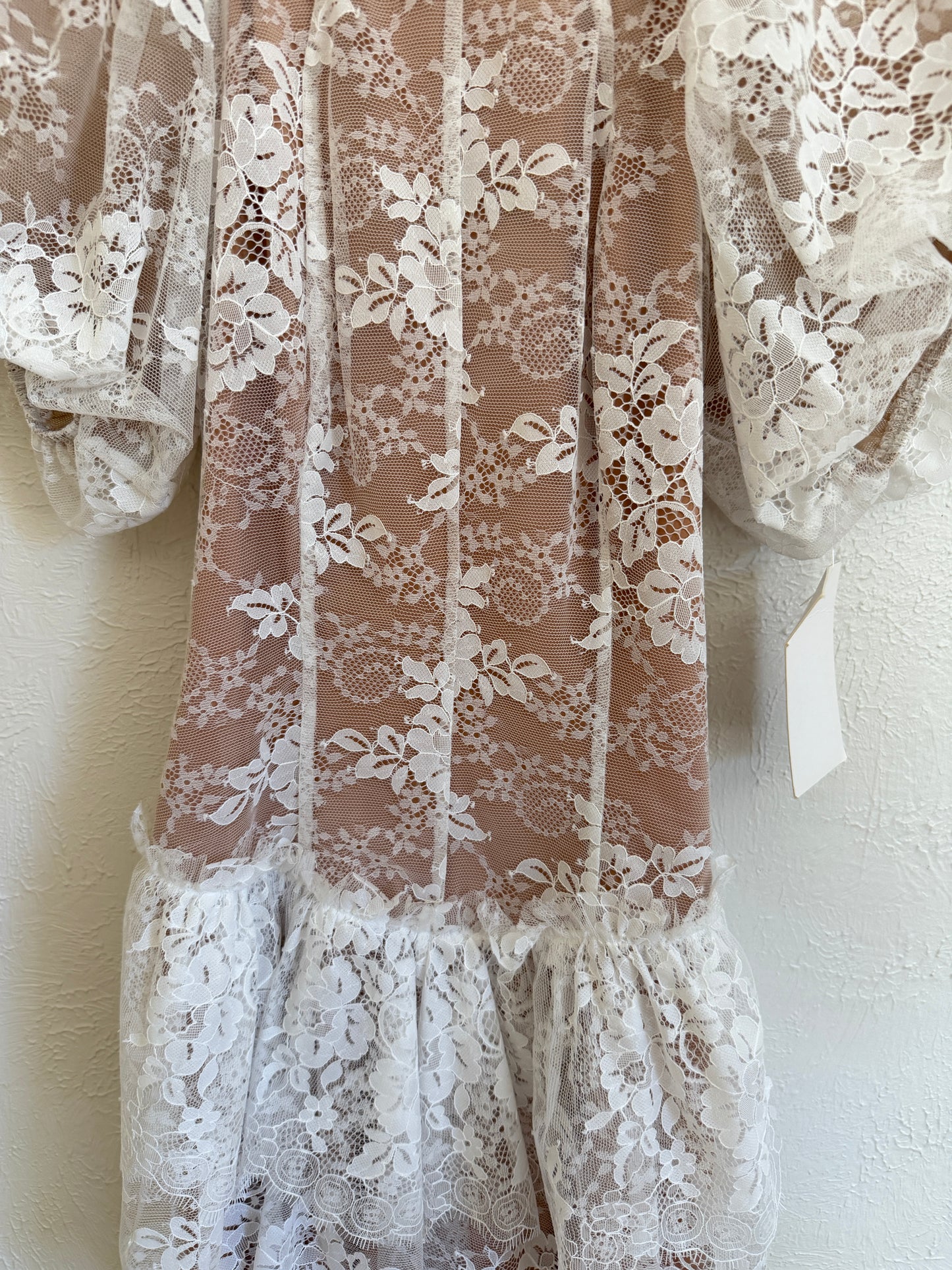NWT For Love & Lemons Verbana Lace Mini Dress (S)