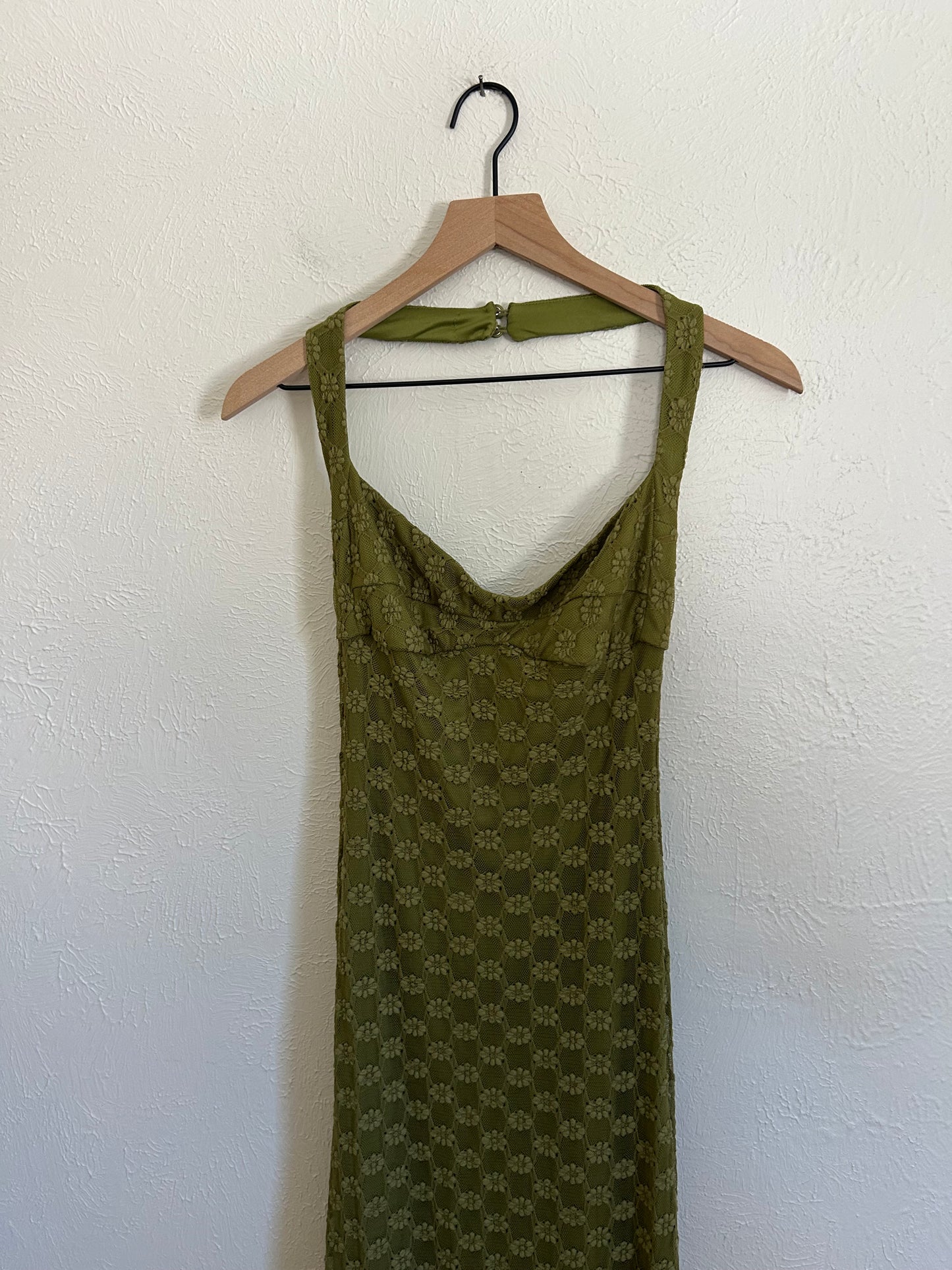 NWT Bardot Anthropologie Mariko Halter Neck Maxi Dress (S)