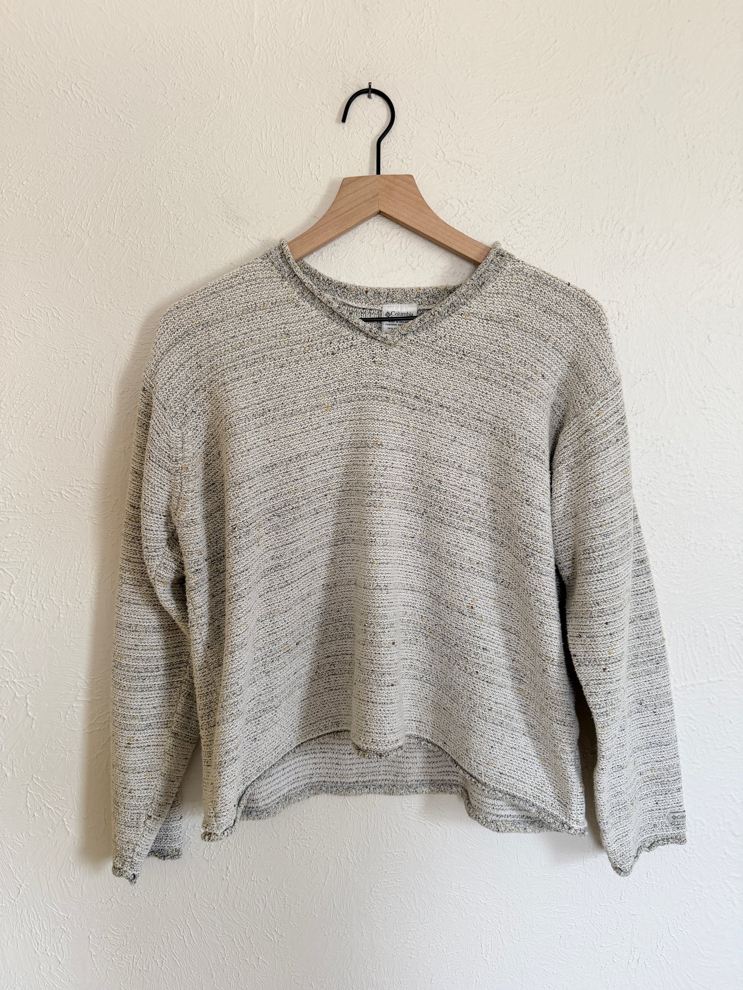 Columbia Vintage Textured Speckled Long Sleeve (XL)