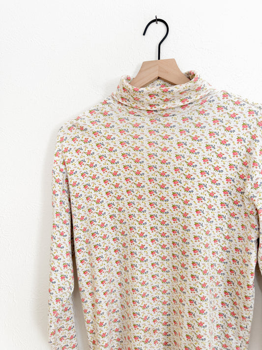 Lizwear Vintage Floral Turtleneck (S)