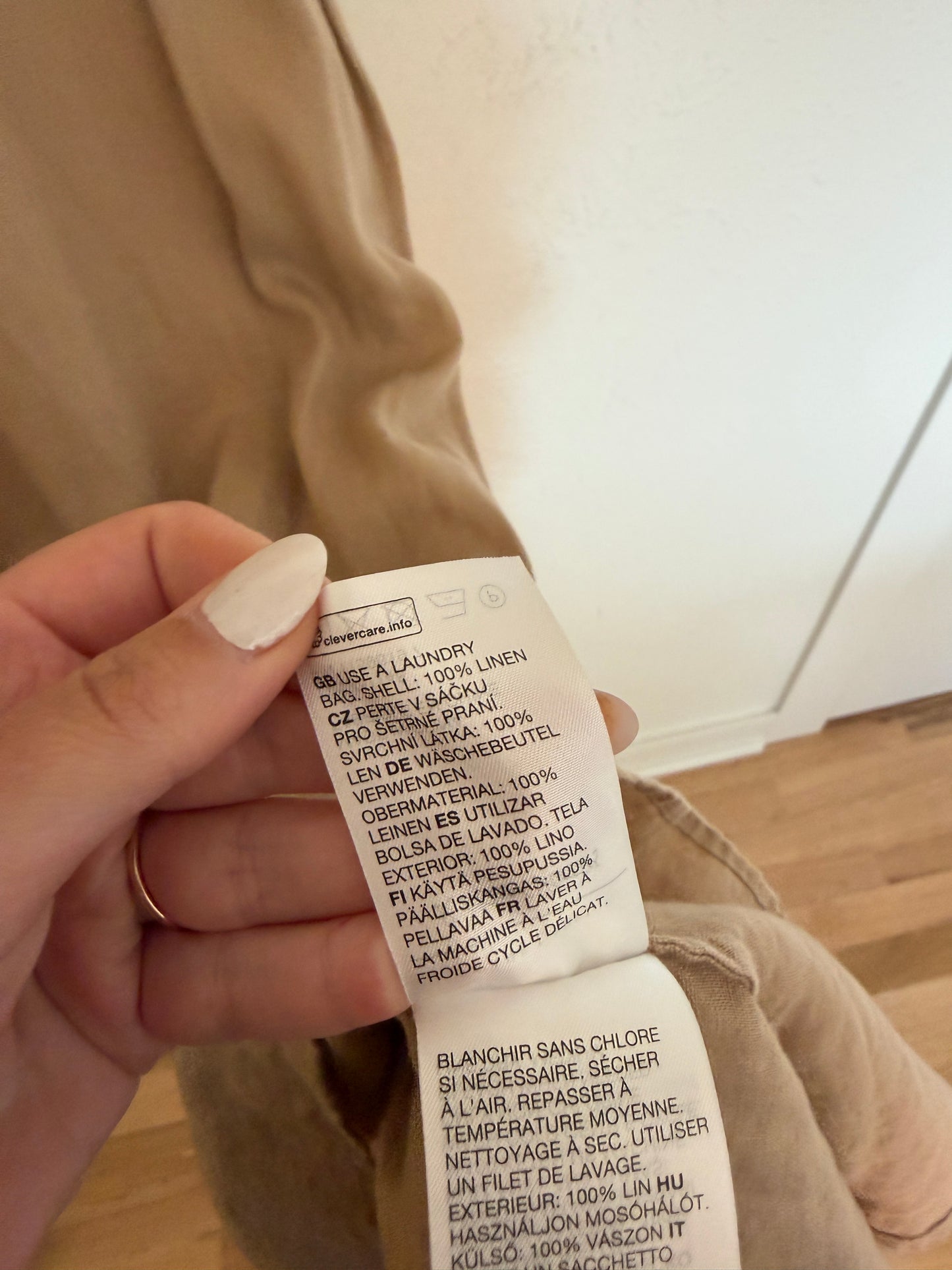 Other Stories Linen Butterfly Sleeve Dress (XS)