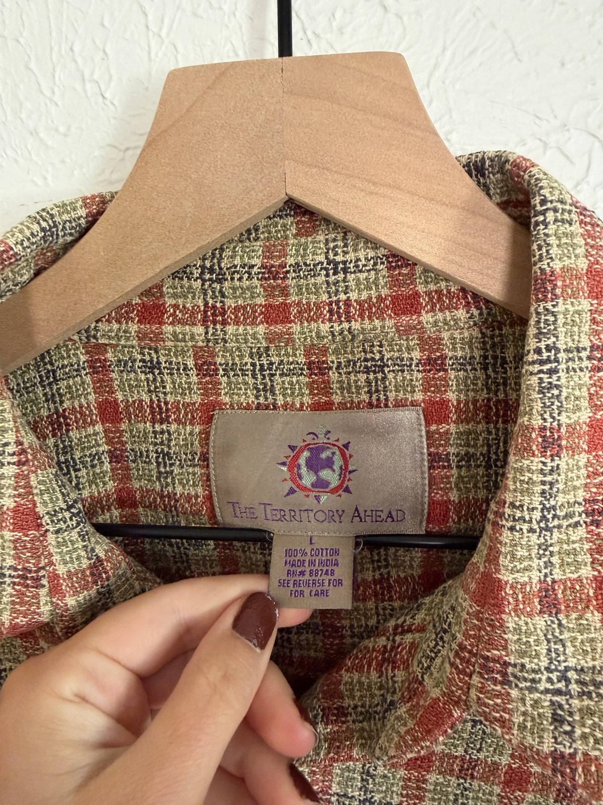 Territory Ahead Plaid Button Up (L)