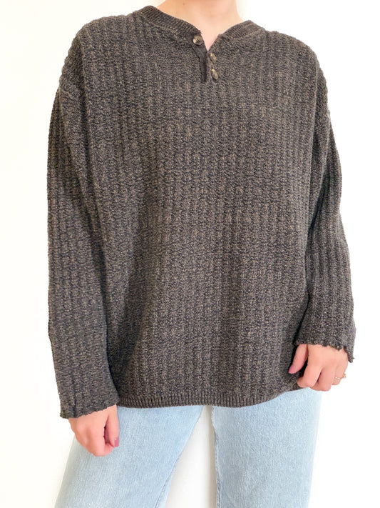 Bill Blass Brown Vintage Sweater (XL)