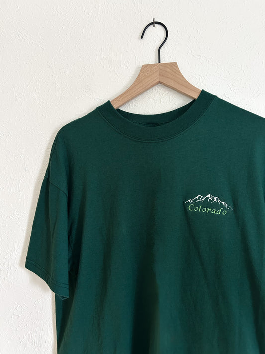 Colorado Green Embroidered T-Shirt (L)