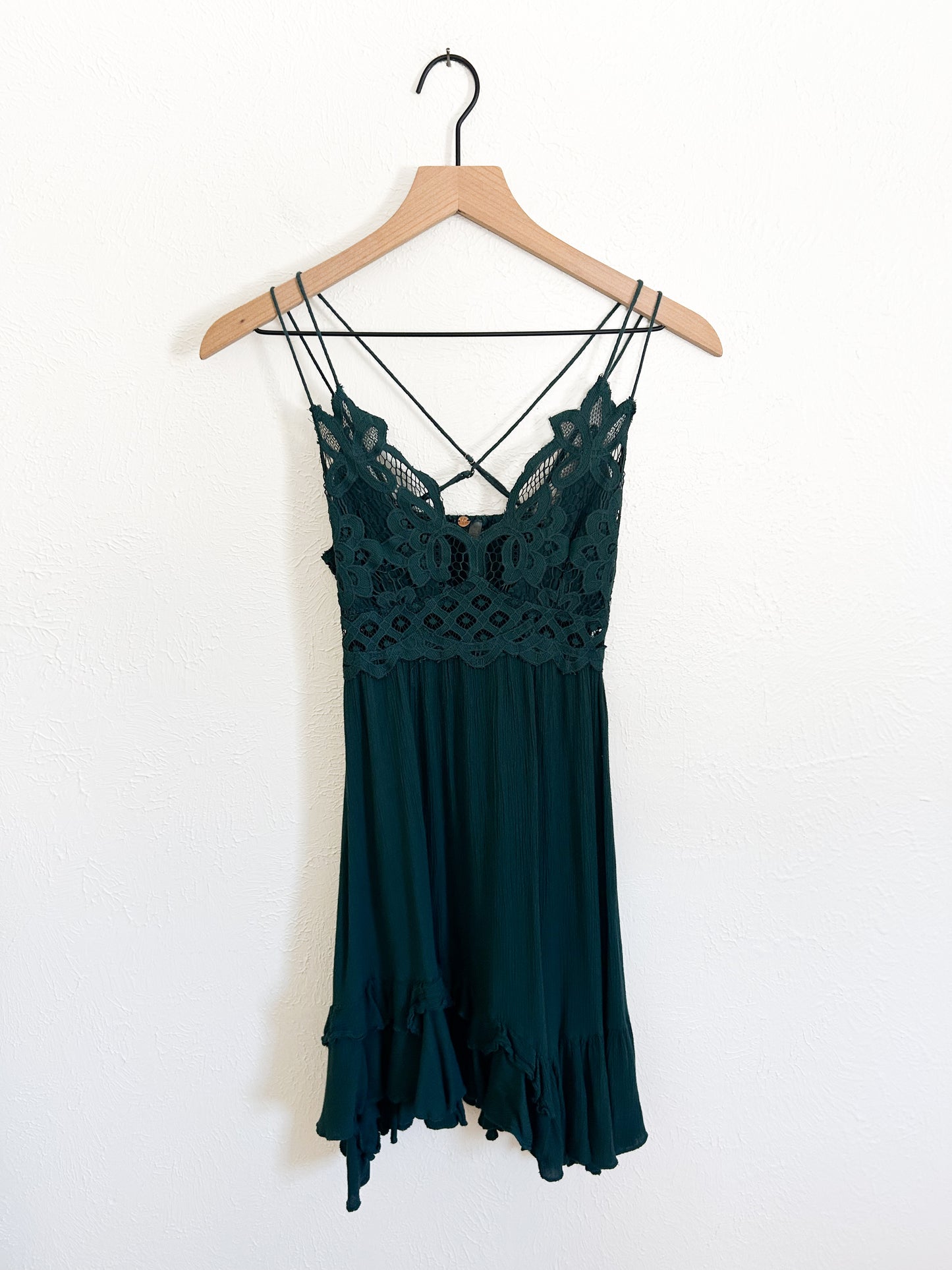 Free People Teal Adella Dress (S)