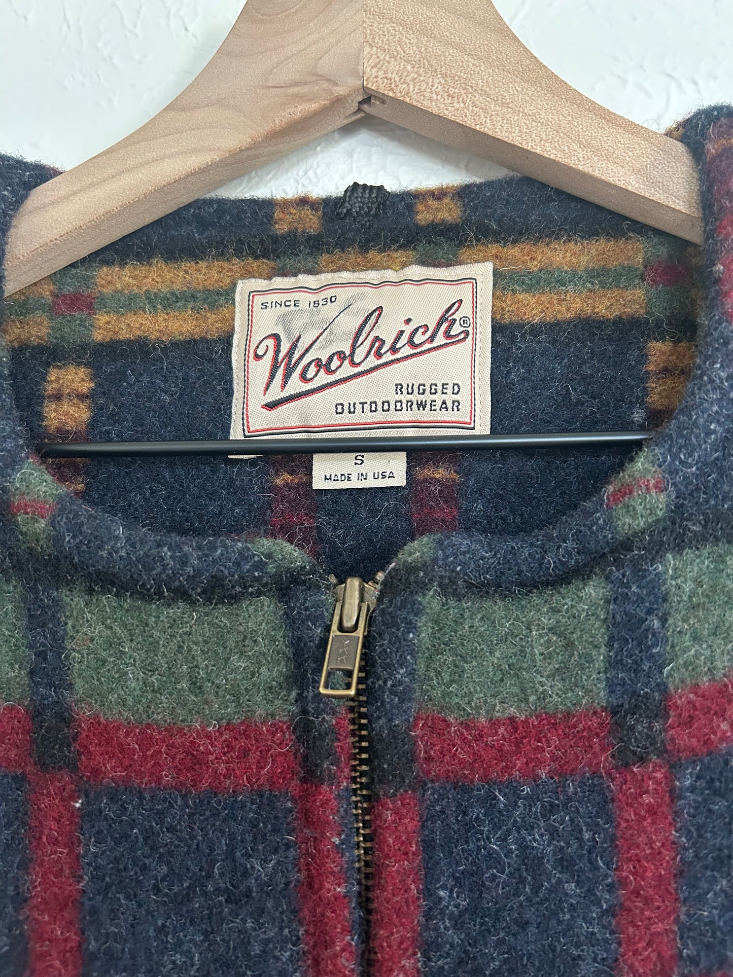 Woolrich Patterned Vest (M)