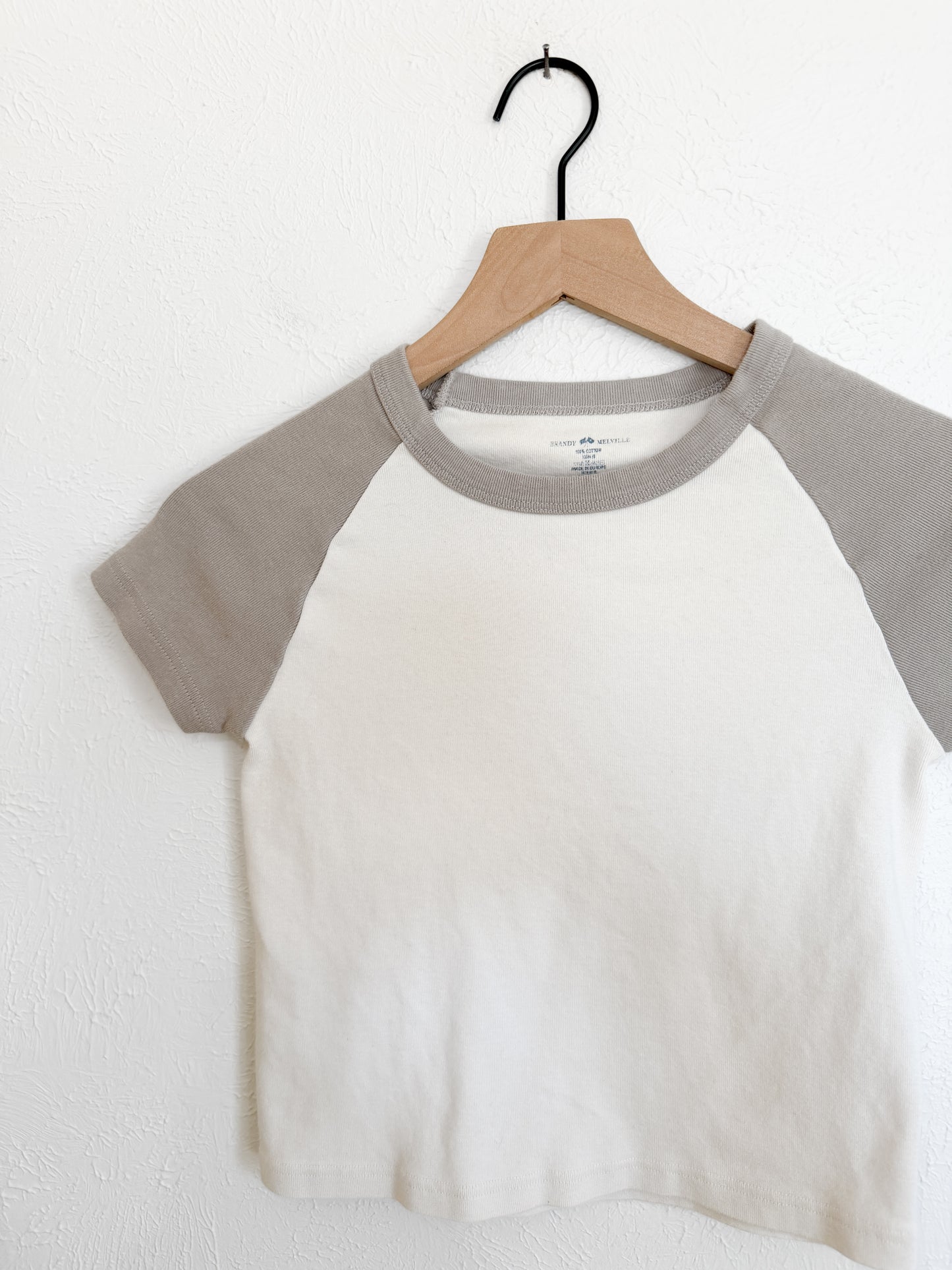 Brandy Melville Neutral Baby Tee (S)