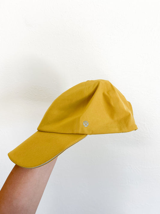 Lululemon Fast and Free Mustard Running Hat