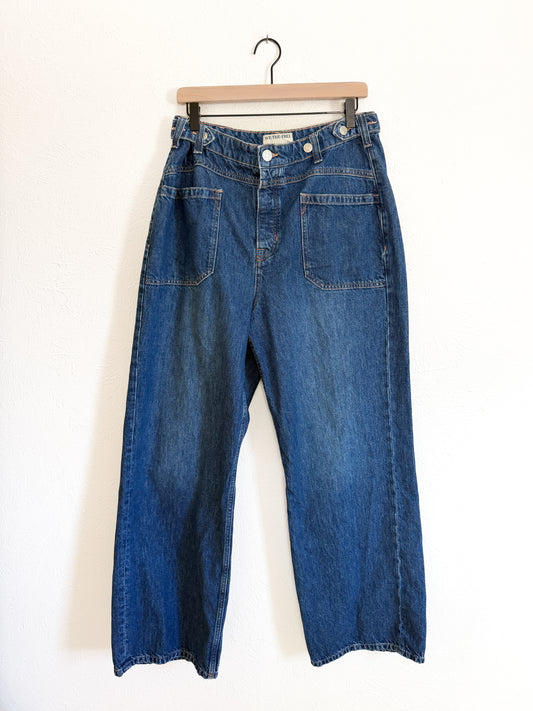 Free People Palmer Cuffed Baggy Jeans (31)