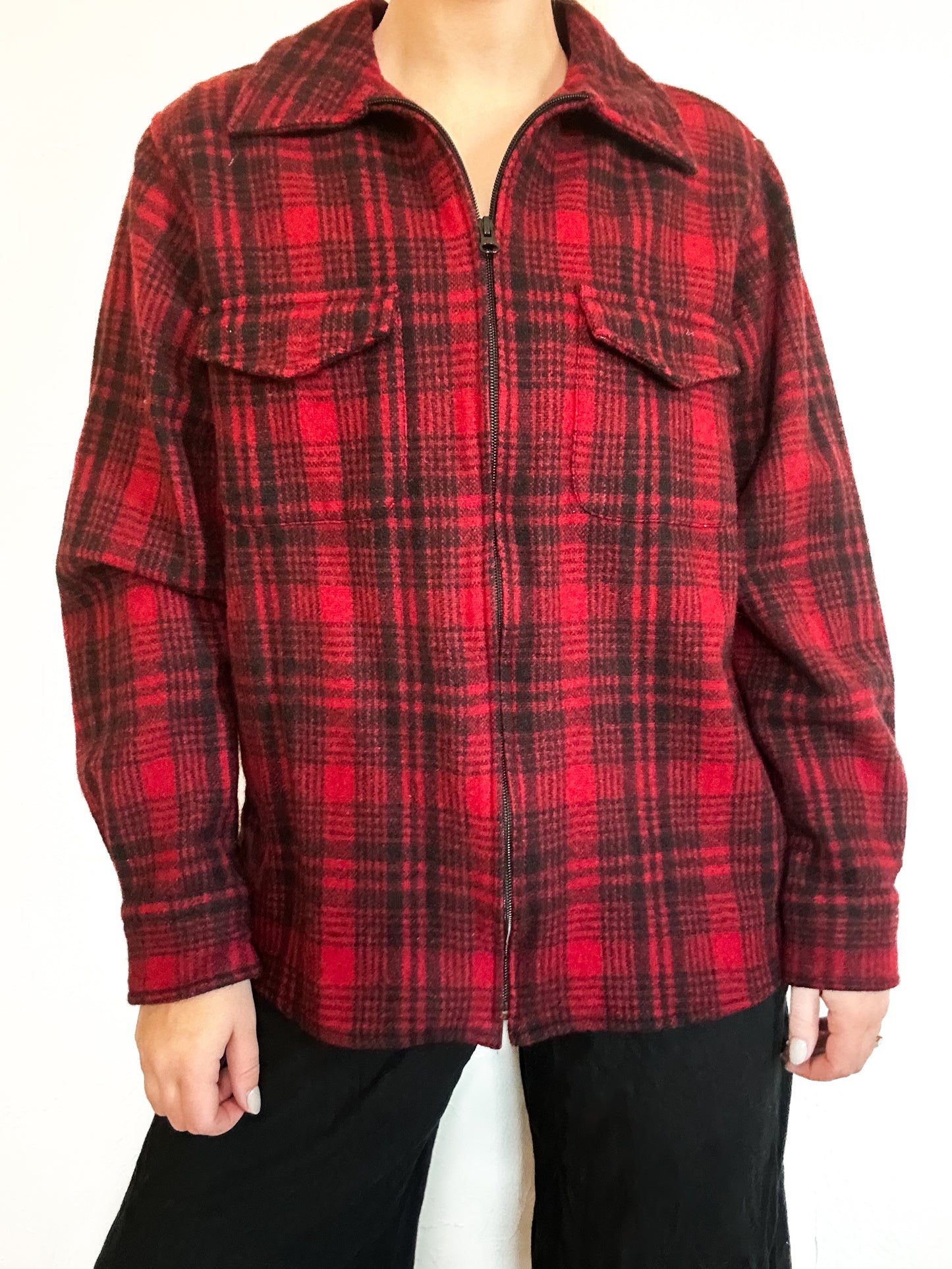 Woolrich Red Plaid Jacket (M)