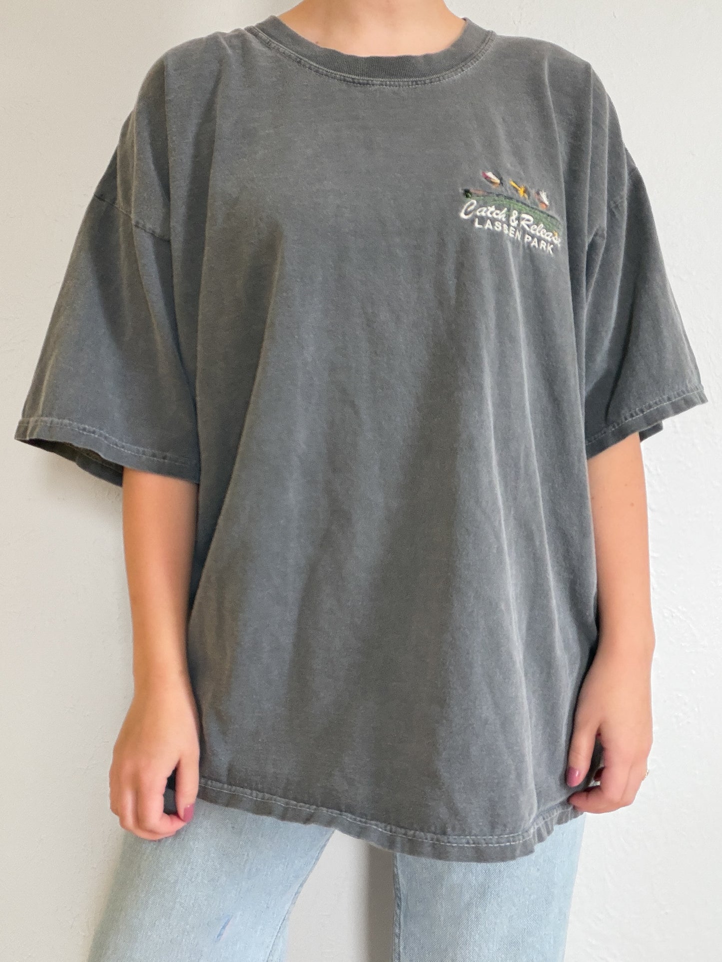 Catch & Release Lassen Park Embroidered T-Shirt (XXL)