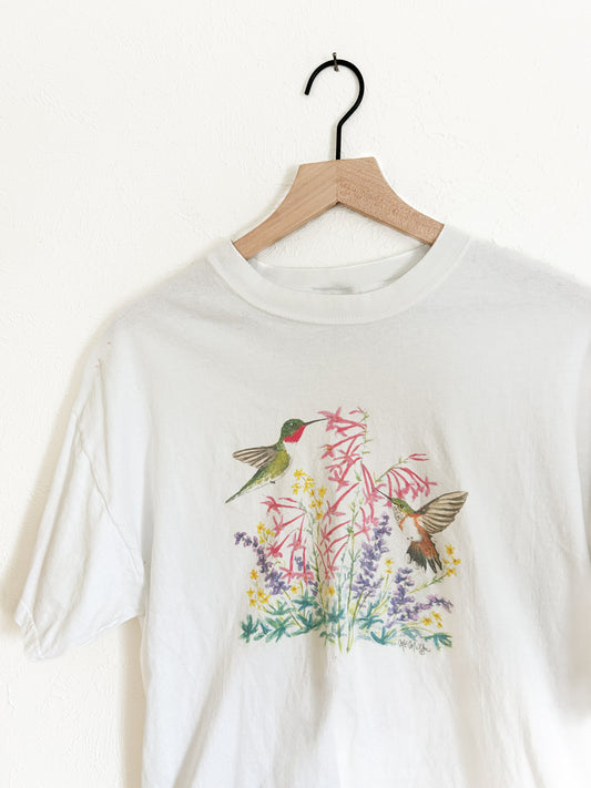 Hummingbird Floral Shirt (L)