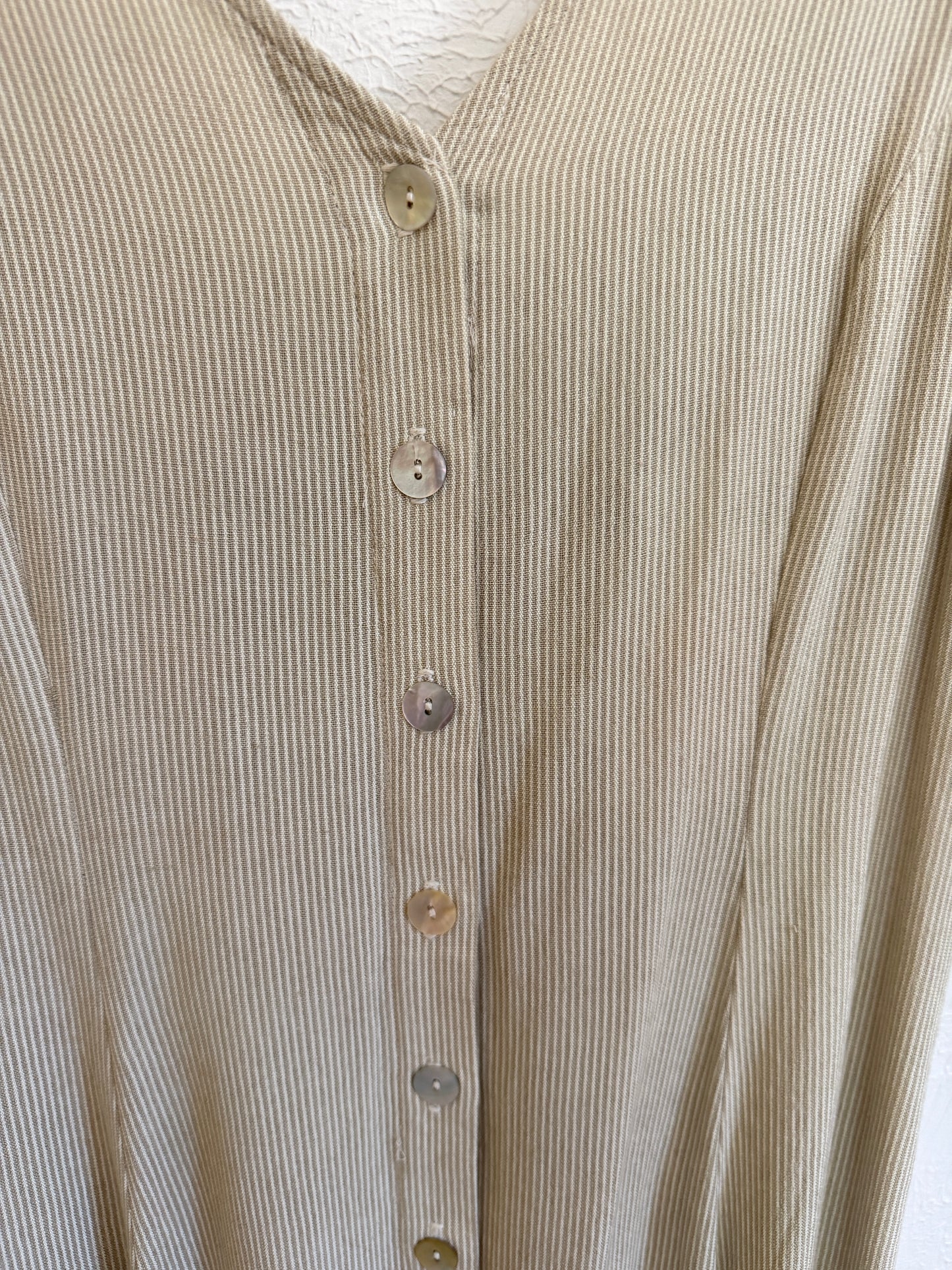Vintage Striped Dress (XL)