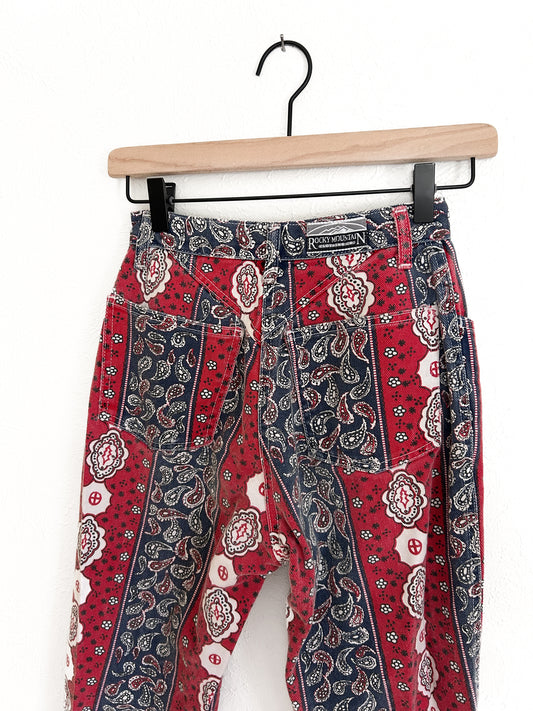 Rockies Vintage Bandana Print Jeans (0/2)