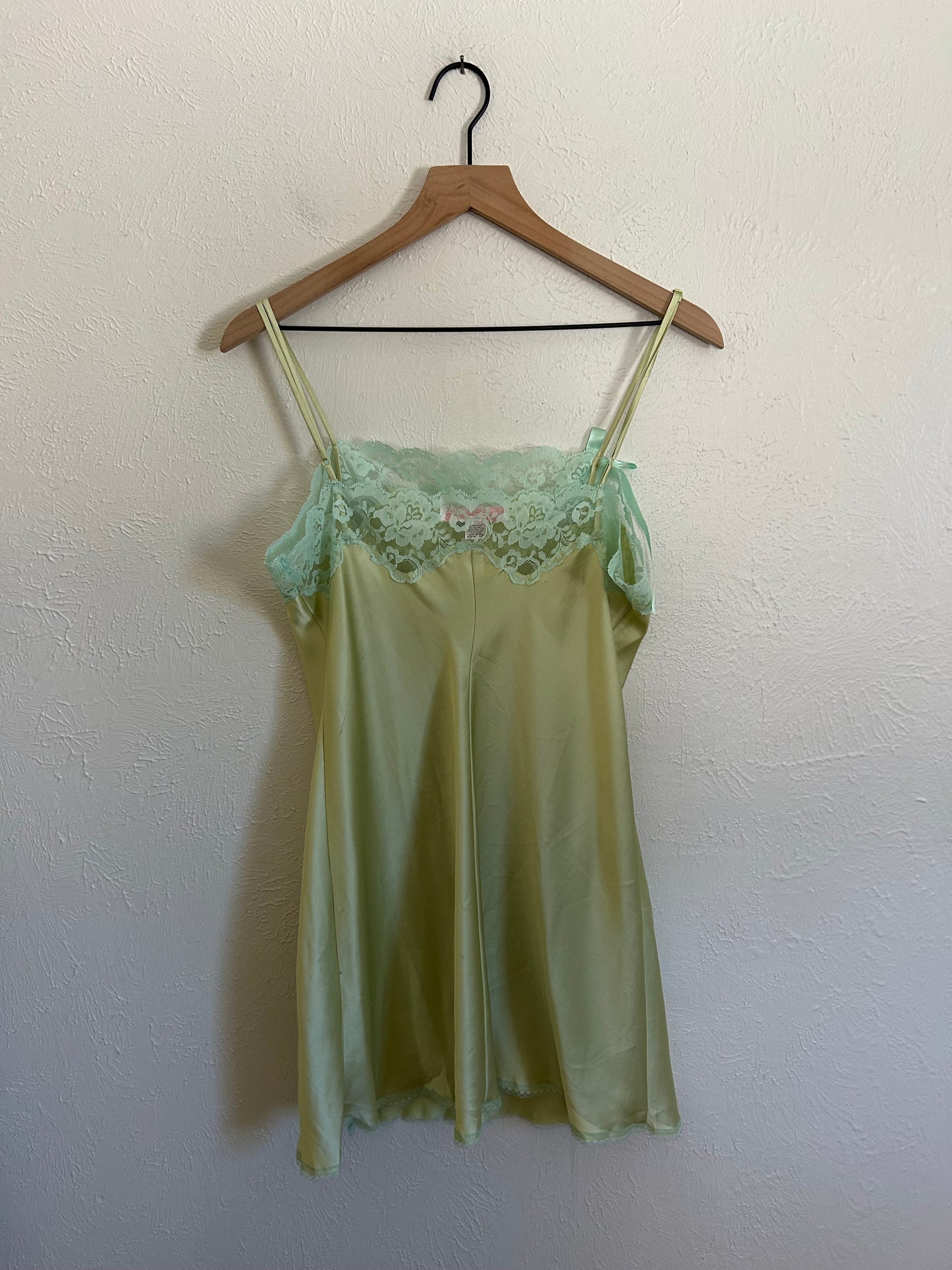 Victoria’s Secret Angels Y2K Green Slip Dress (L)