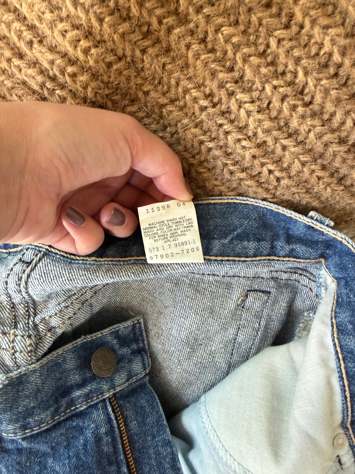 Levi’s Vintage 70’s White Tag Denim Skirt (6)