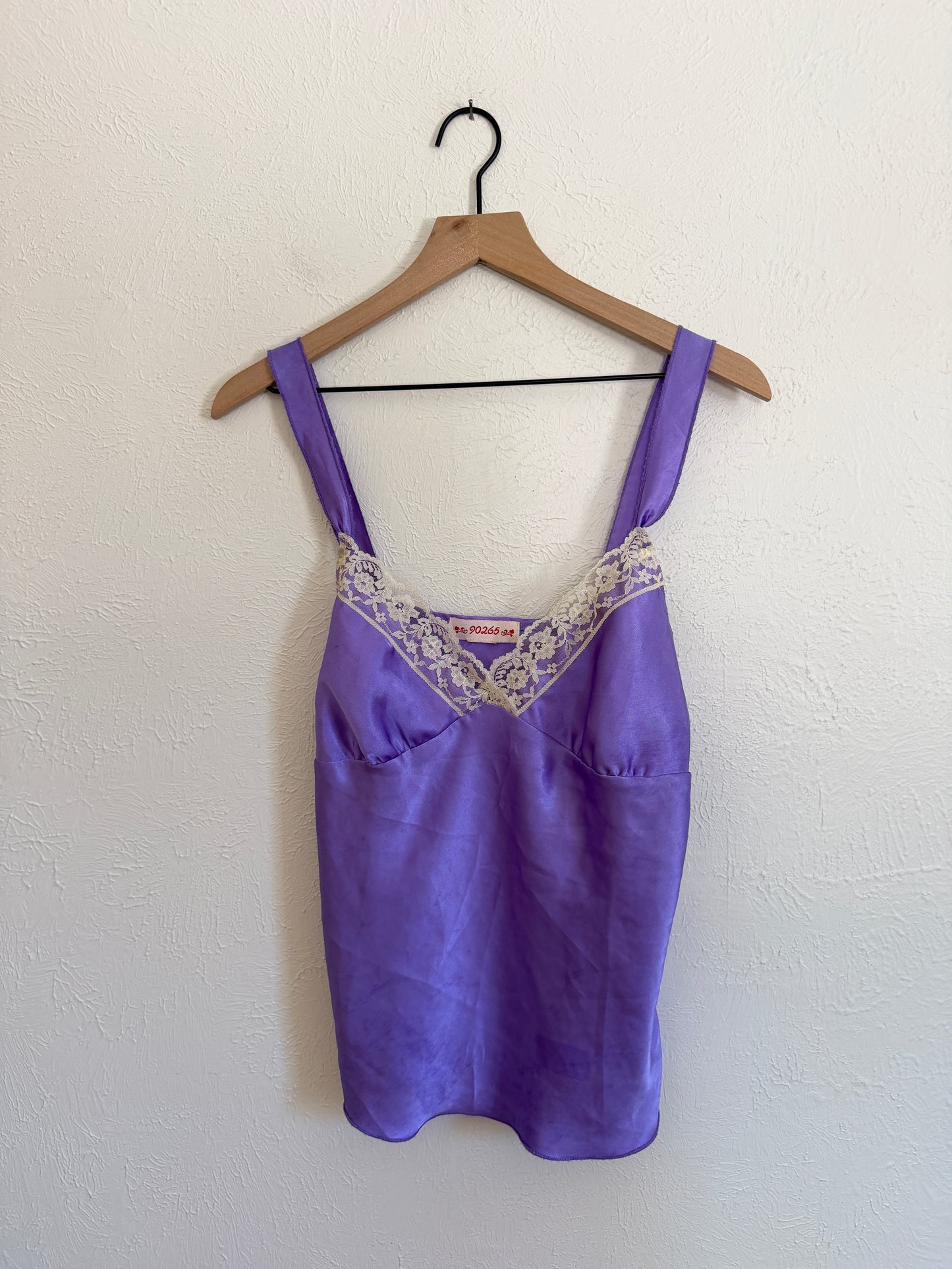 Vintage 90265 Purple Lace Tank (L)