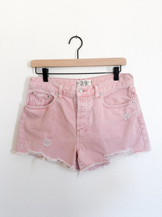Free People Pink Cutoff Shorts (29)