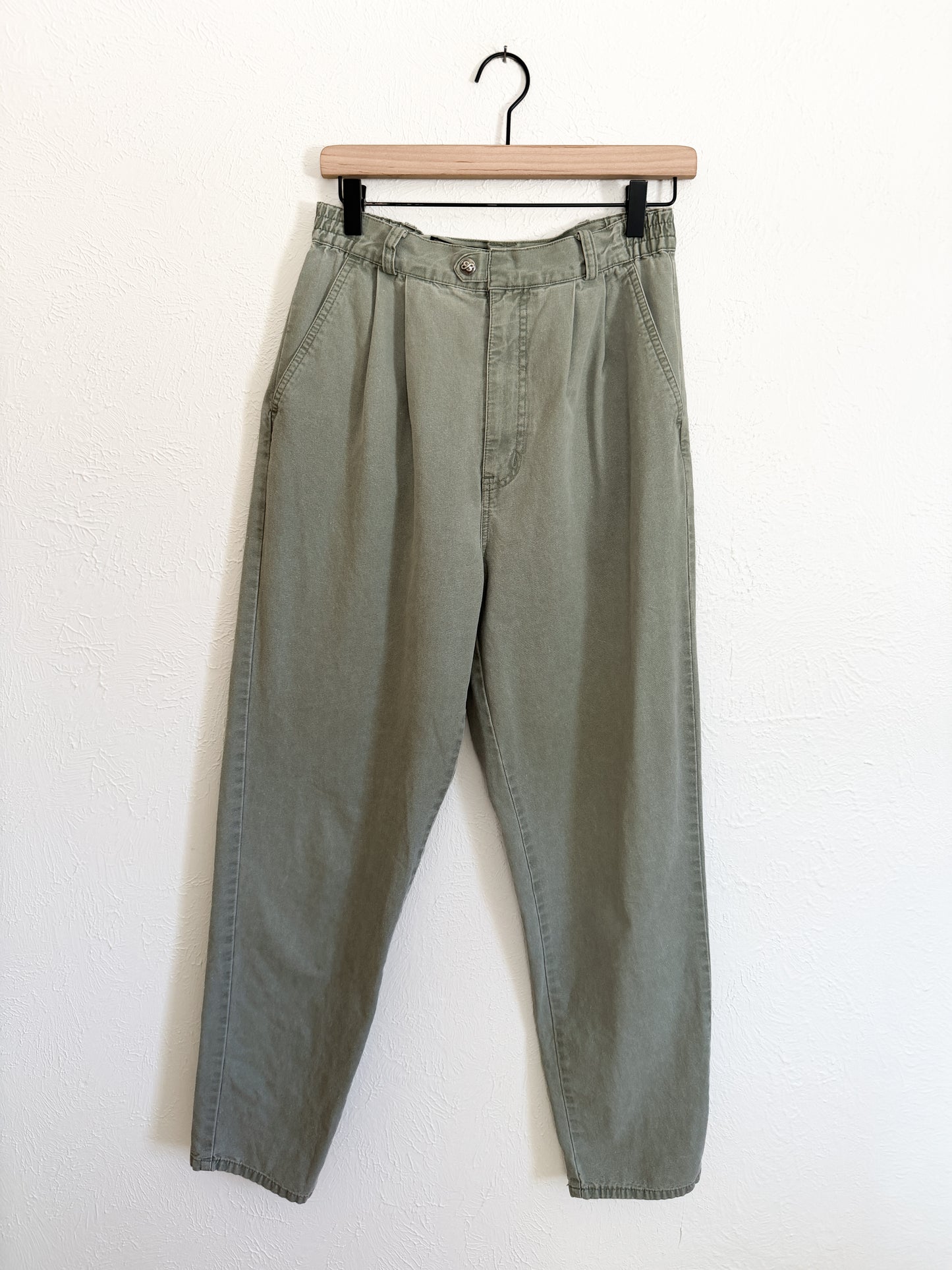 Eddie Bauer Vintage Green High Waisted Pants (8)