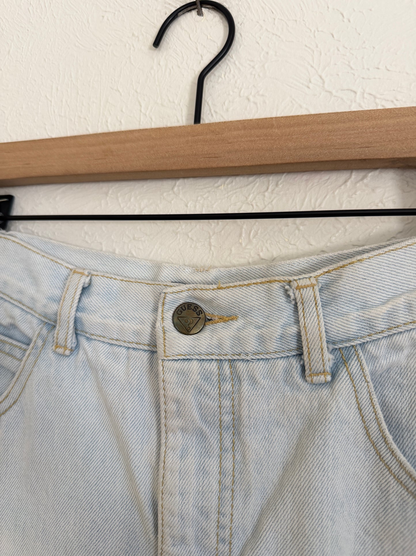Guess by Georges Marciano Vintage Denim Skirt (6)