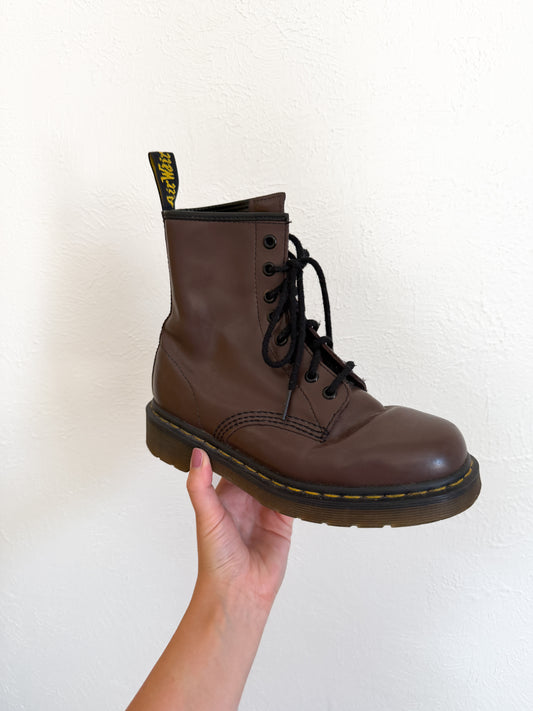 Dr. Martens Brown 1460 Leather Boots (W6)