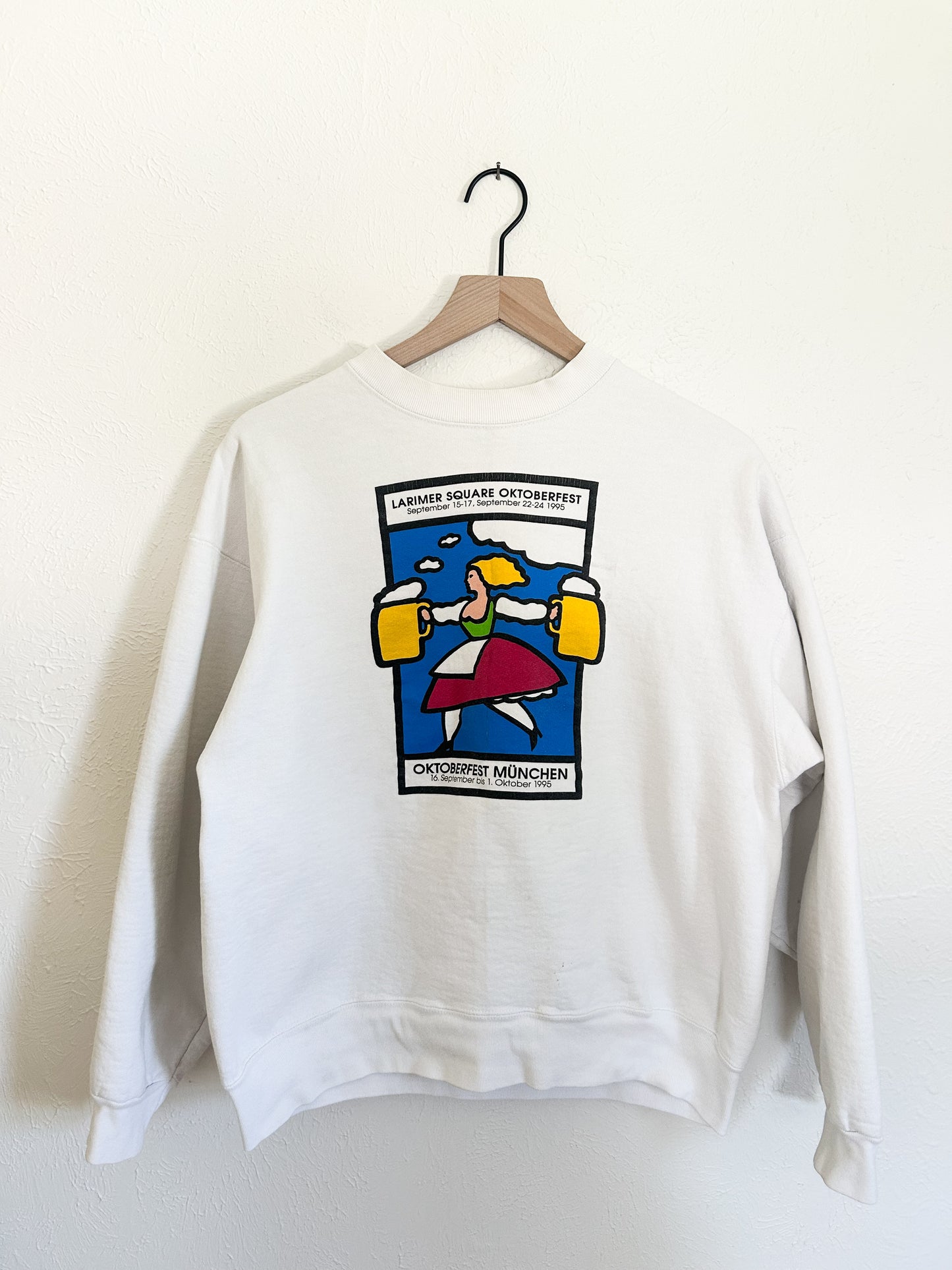 Larimer Square Denver Oktoberfest 1995 Crewneck (L)