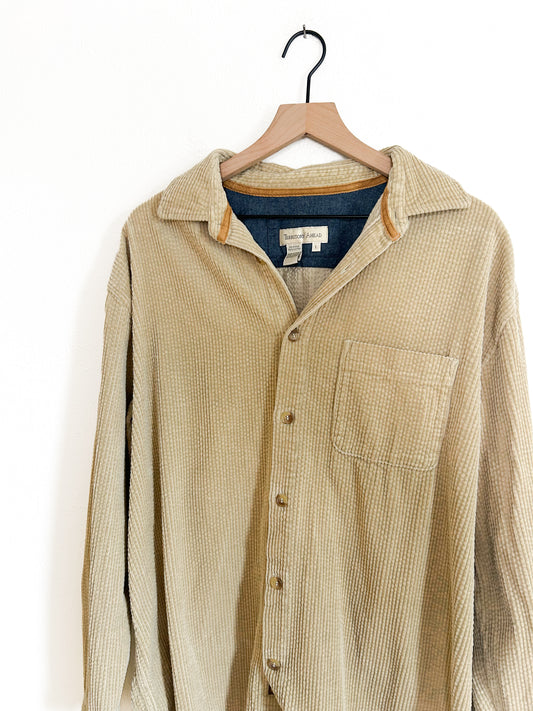 Territory Ahead Tan Corduroy Button Up (L)