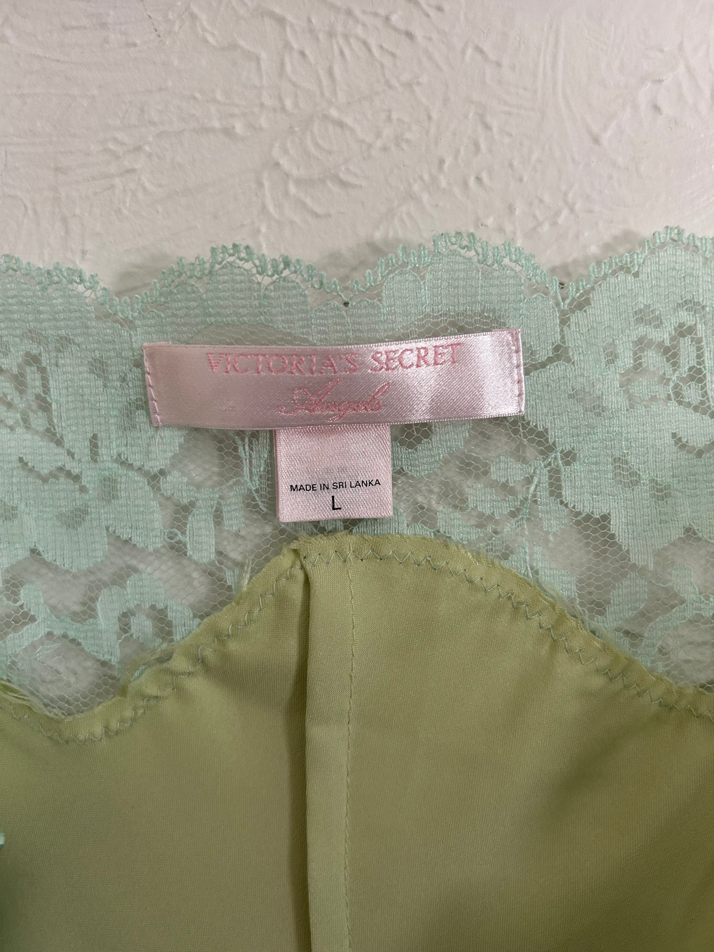 Victoria’s Secret Angels Y2K Green Slip Dress (L)