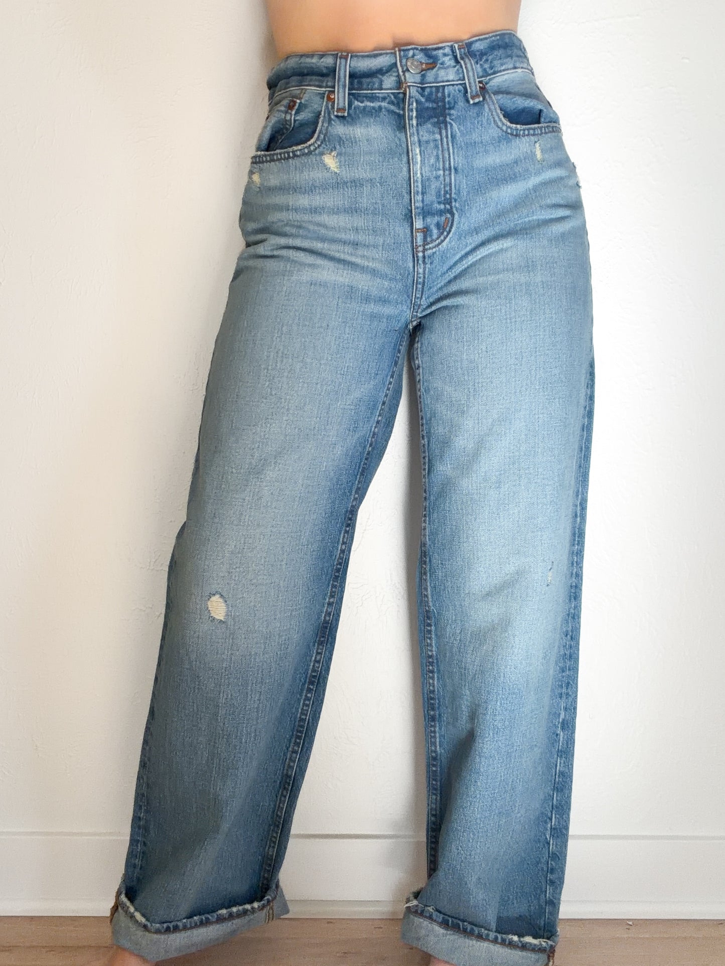 NEW Madewell Low Slung Baggy Jeans (6)