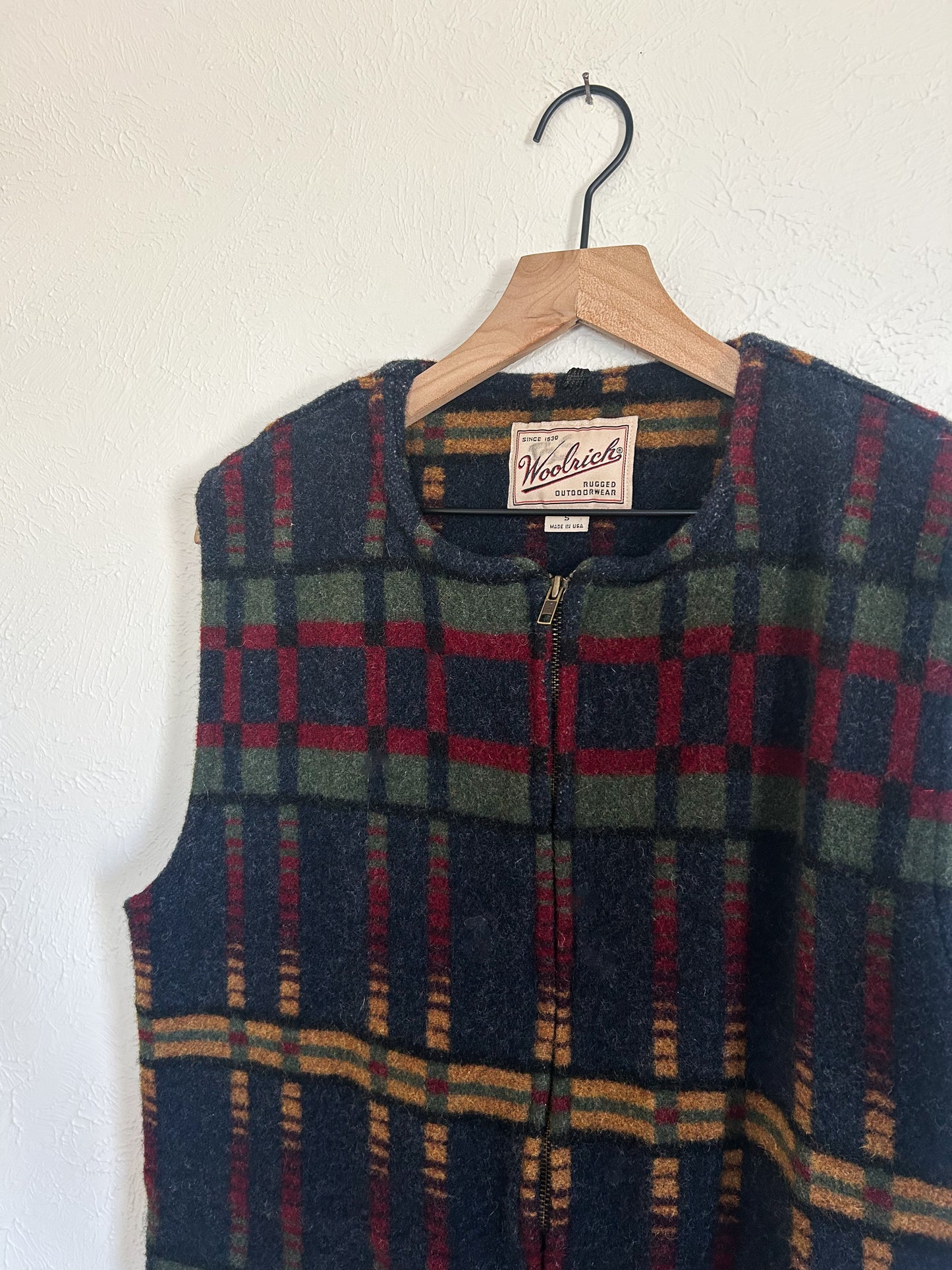 Woolrich Patterned Vest (M)