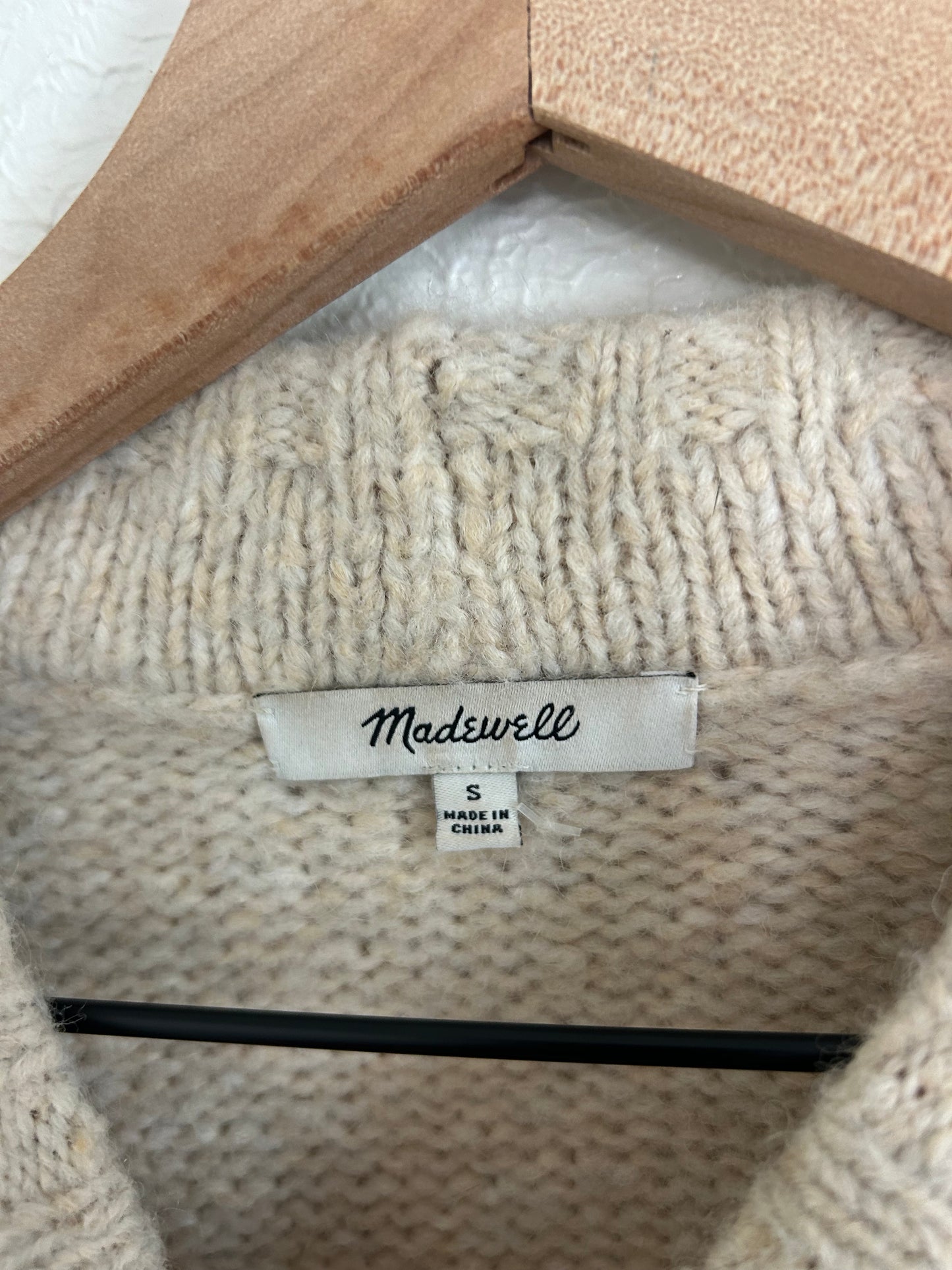 Madewell Placed Bobble Mockneck Sweater (S)