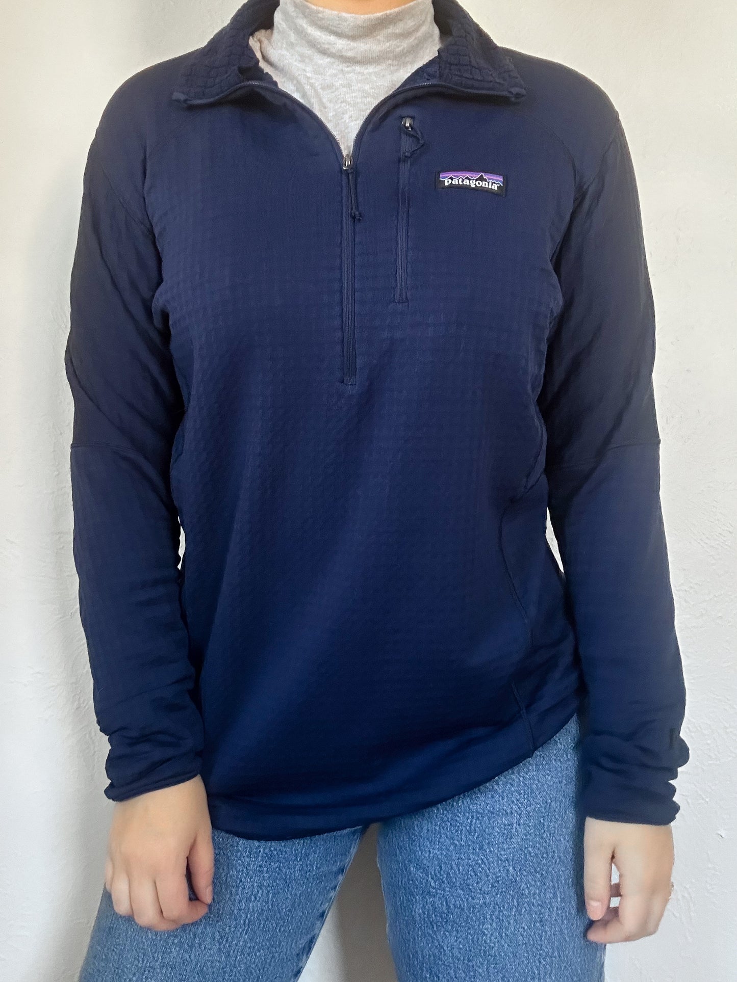 Patagonia R1 Navy Pullover (L)