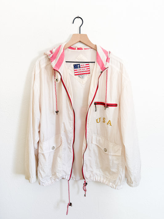 Vintage USA Windbreaker Jacket (M)