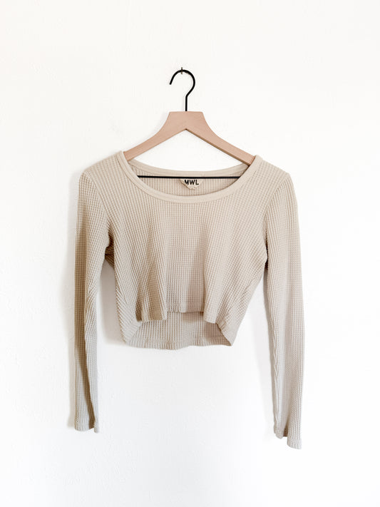 Madewell Waffle Knit Long Sleeve (M)