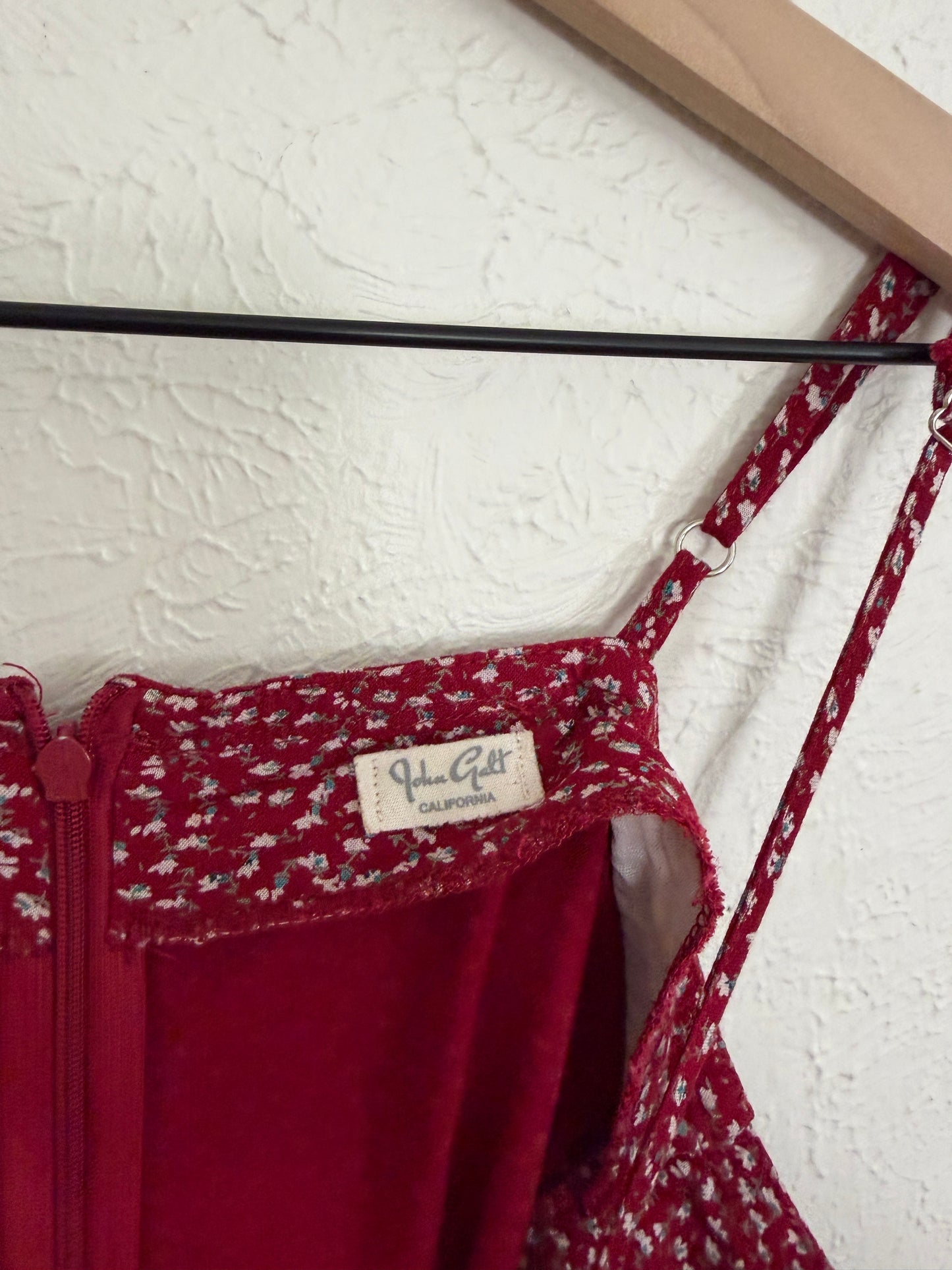 Brandy Melville Red Floral Dress (S)