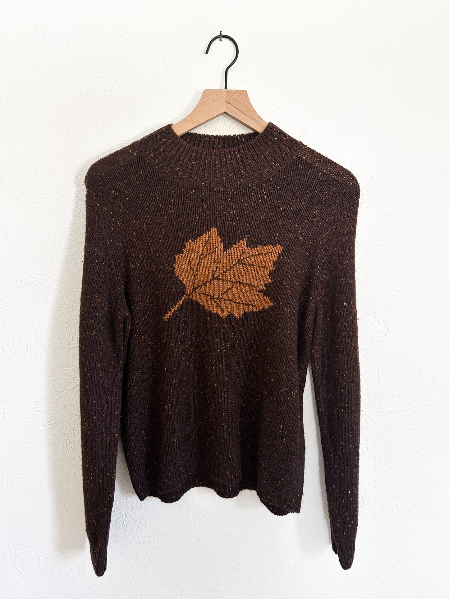 Vintage Norton Speckeld Leaf Sweater (S)