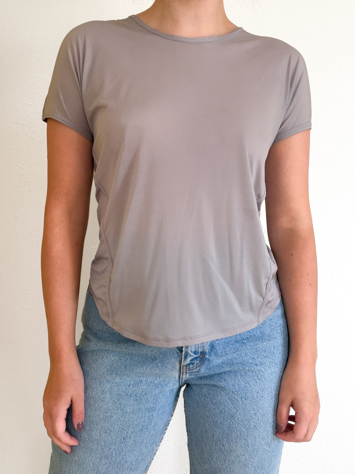 Lululemon Grey Twist Light Weight Shirt (S)
