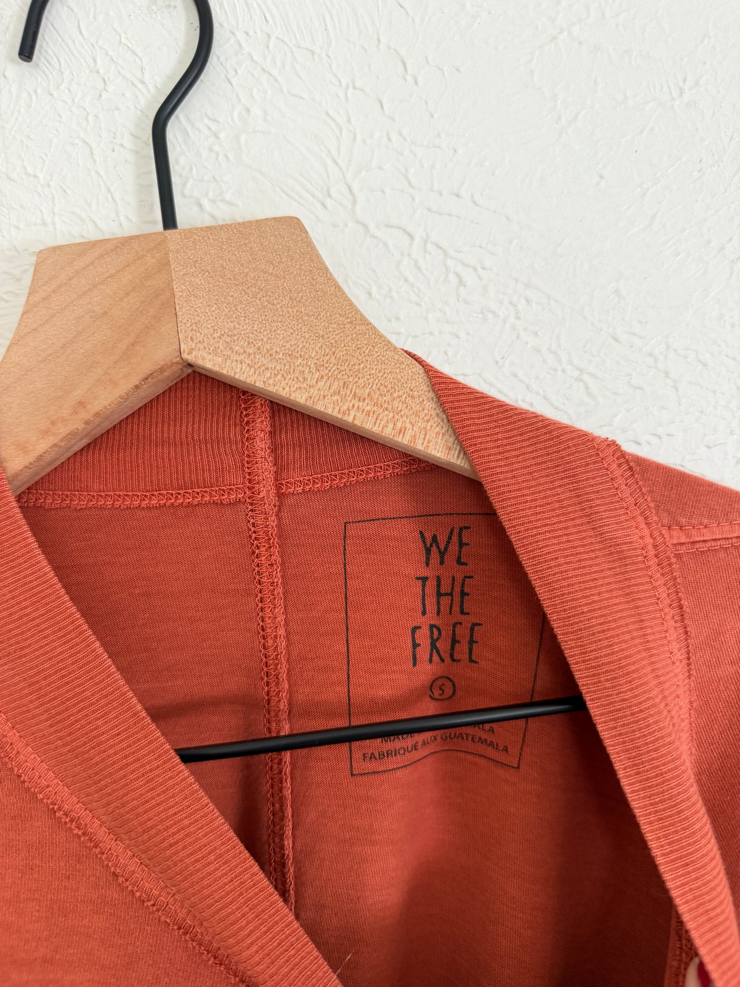 Free People Burnt Orange Long Sleeve (S)