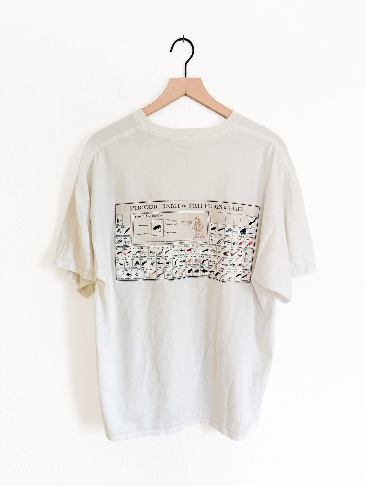 Columbia Fishing Lure Periodic Table T-Shirt (XL)