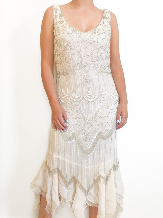 Oleg Cassini Beaded Dress (6)