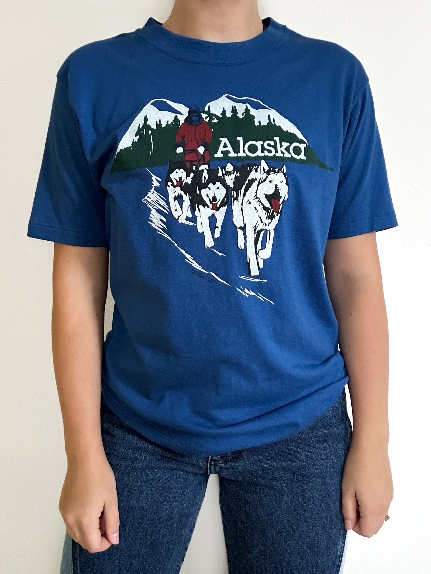 Vintage Alaska Dog T-Shirt (M)