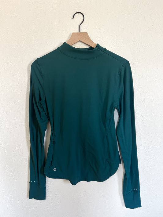 Lululemon Teal Long Sleeve Mock Neck (M)