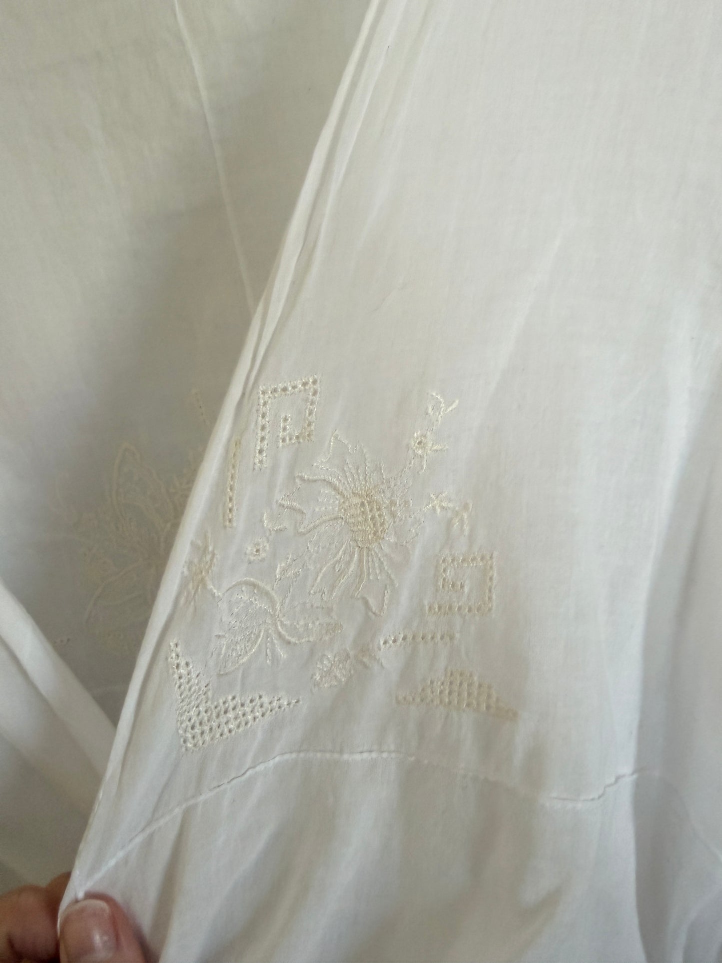 J Jill Embroidered Wrap Top (S)