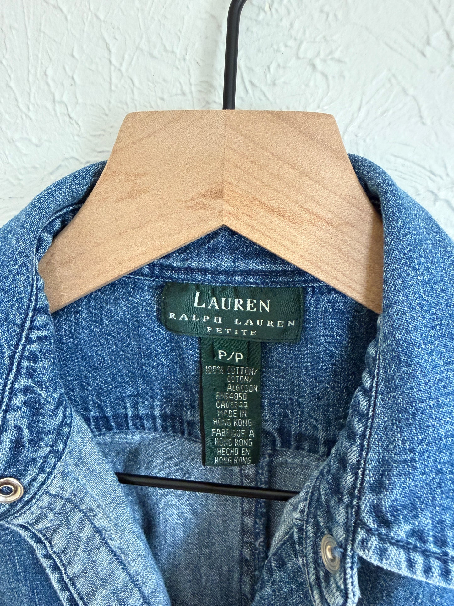 Ralph Lauren Vintage Denim Maxi Dress (XS)