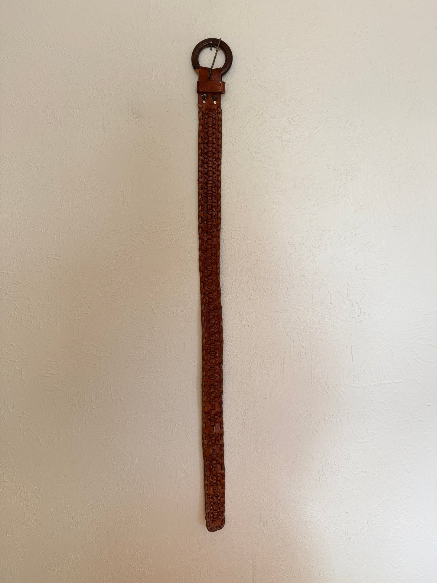 Braided Leather Belt (25-32)