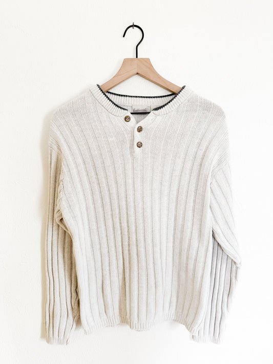 Knit Vintage Henley (M)