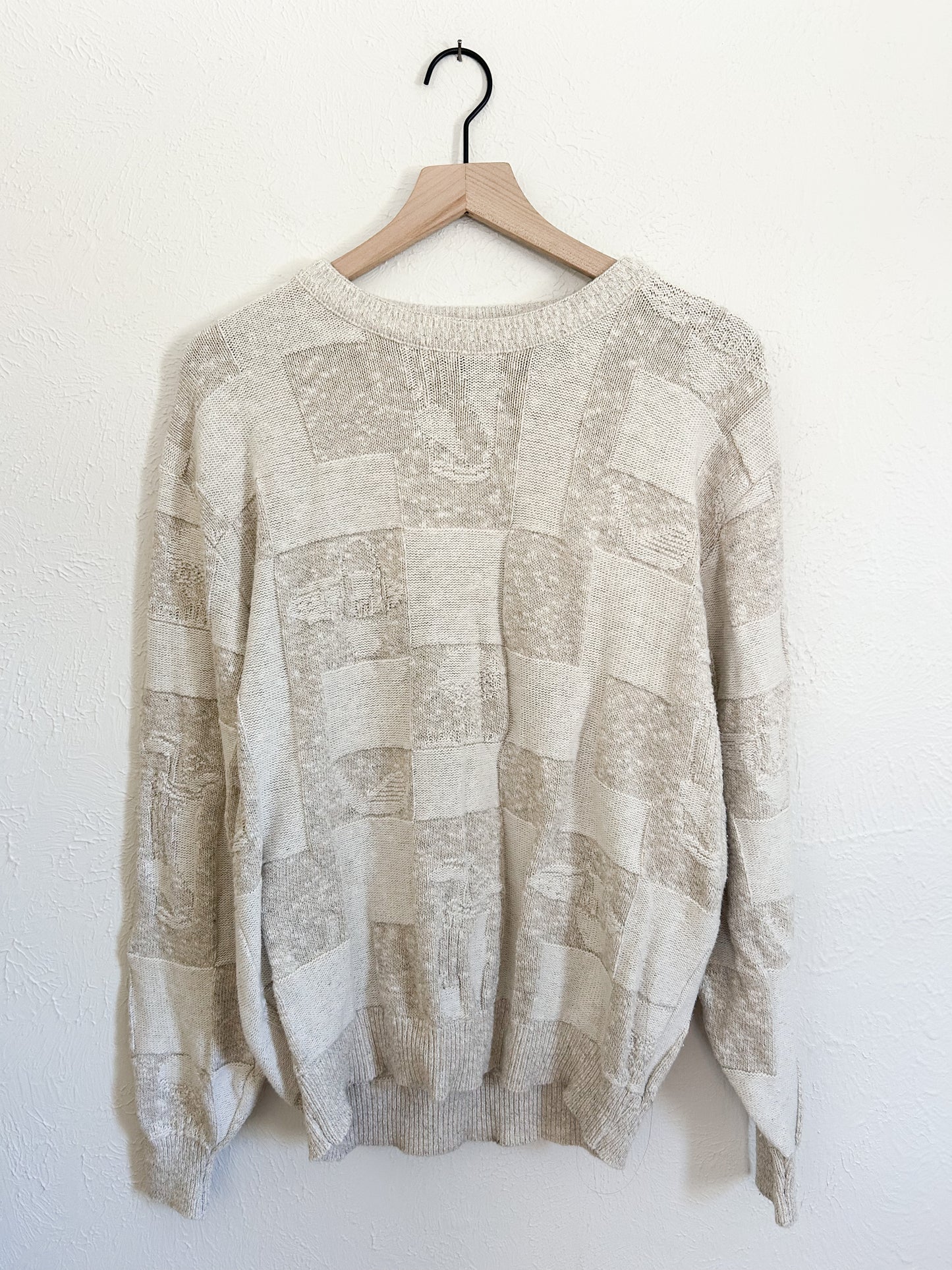 Vintage Golf Neutral Sweater (M)