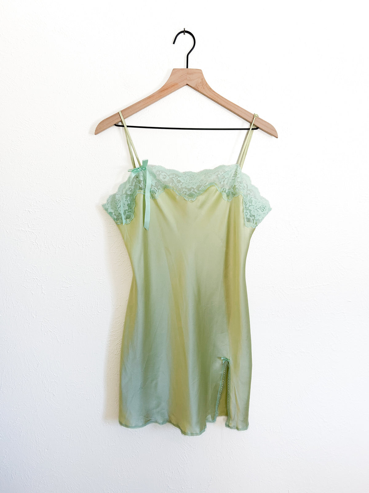 Victoria’s Secret Angels Y2K Green Slip Dress (L)