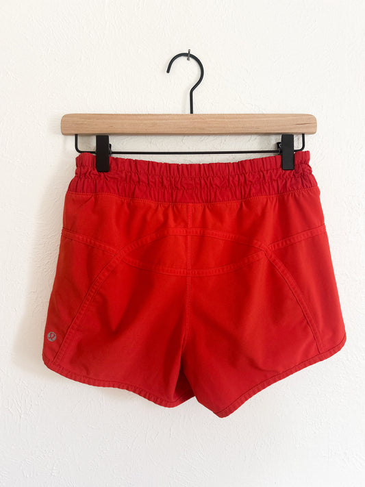 Lululemon Red Hotty Hot Shorts (4)