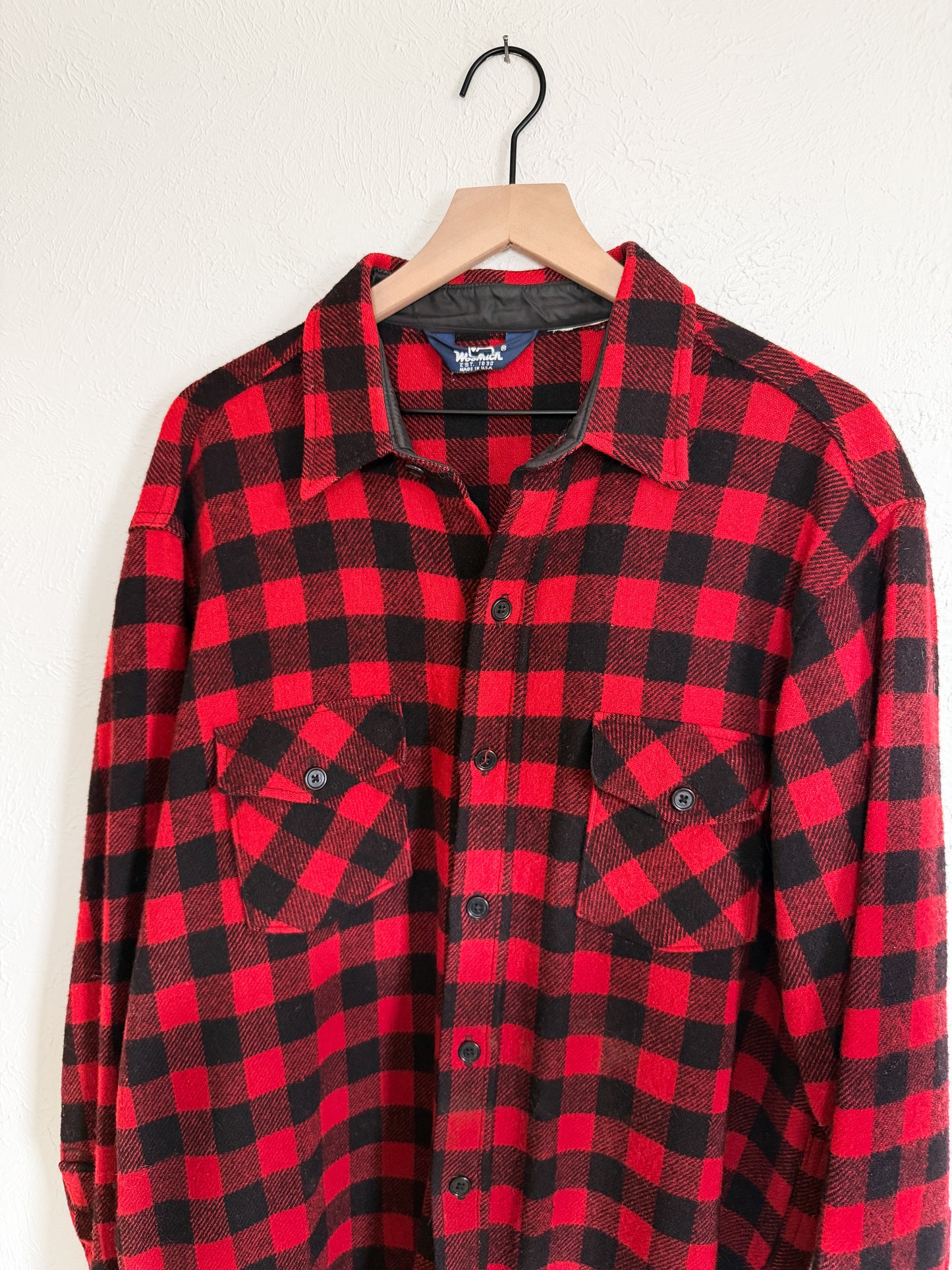 80’s Woolrich Vintage Buffalo Plaid Flannel (L)